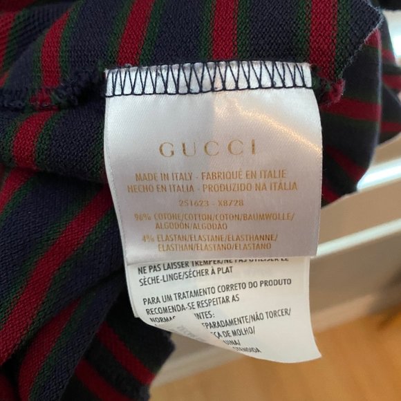 Gucci Mens Polo Shirt Size XL Fits M/S - Picture 3 of 3